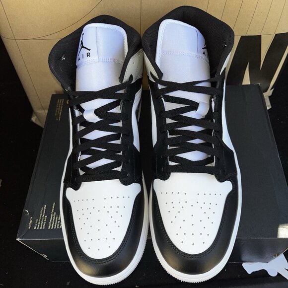 NEW Nike Air Jordan 1 Mid “Barons” White Smoke Grey DQ8426 101  Men Size 13 main image 4